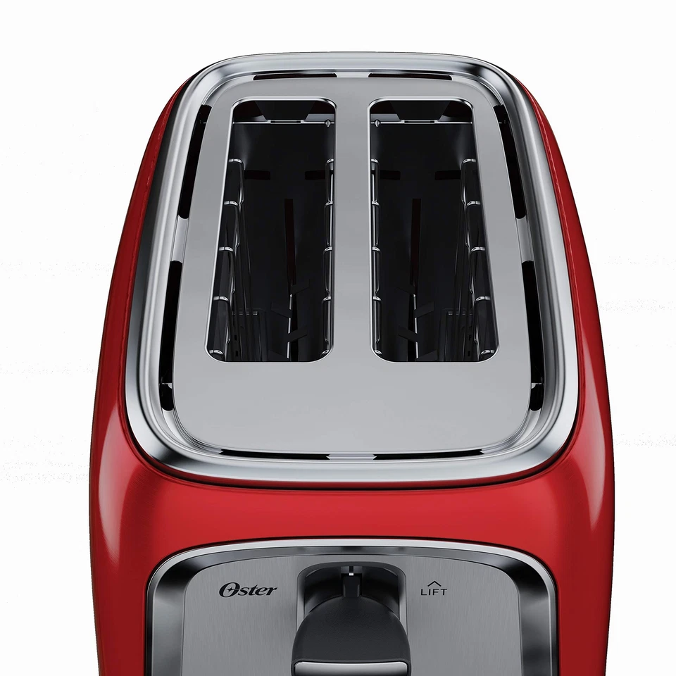 Oster TSSTTRJB08 2-Slice Toaster with Advanced Toast Technology, Candy Apple Red - Image 3 of 3