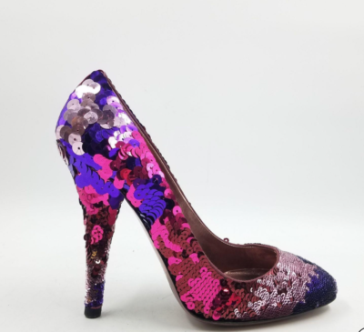 Miu Miu sequin heels size 6 pink and purple | eBay