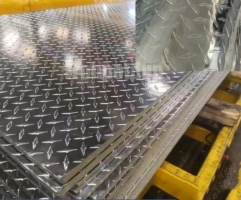 24" x 120" Aluminum Diamond Plate 0.04in Thick Sheet Embossed Trailer RV 3003 - Image 4 of 4