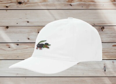 Lacoste X Netflix Mütze Lupin RK7743-51-VIF Unisex One Size Baseball Cap Weiß