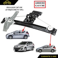 Fensterheber Hinten Links Fahrer Kompatibel Mit Peugeot 207 Sw 9223C5 9223G1