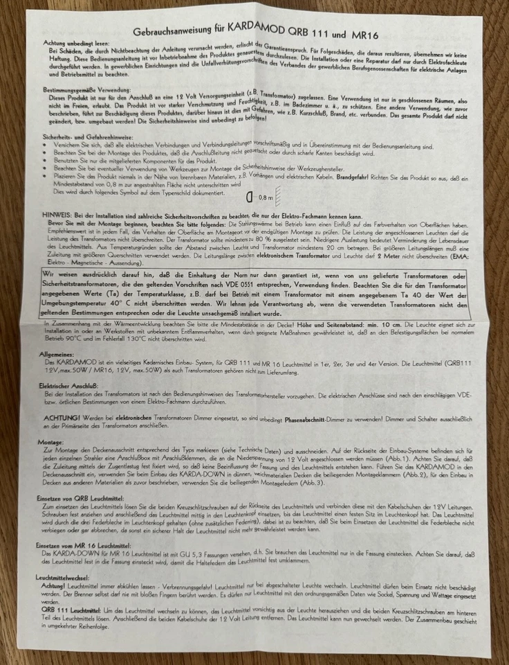 SLV Kardamod 1-fach 154112 12V Einbaustrahler GU 5,3 MR16 Ausstellungsstück Stra - Bild 4 von 4