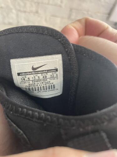 Nike Superbad Pro Lunarlon Football Cleats Black Green Size 14.5 Shoes - Picture 8 of 10
