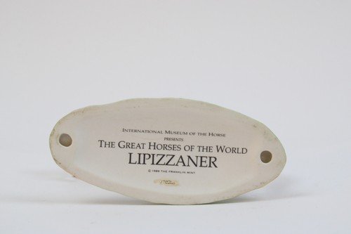 The Great Horses of the World Franklin Mint "Lipizzaner" Pferd (10433-9 H18) - Bild 7 von 7
