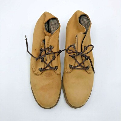 Red Wings For Women 07011 Women Tan Leather Boot Shoe SZ 8 D Red Wings For Women 07011 Women Tan Leather Steel Toe Work  main image 4