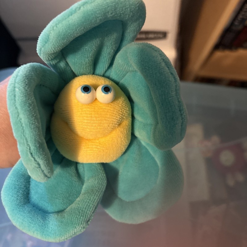 Funny Friends Plush Soft Sculpture by Jennifer Mazur Flower 4