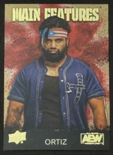 Ortiz 2021 Upper Deck AEW 1st Edition MAIN FEATURES GOLD PARALLEL #MF-24