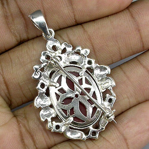 Pendentif camée argent - Montres & Bijoux