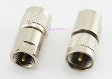 Mini-UHF Male to FME Male Coax Connector Adapter
