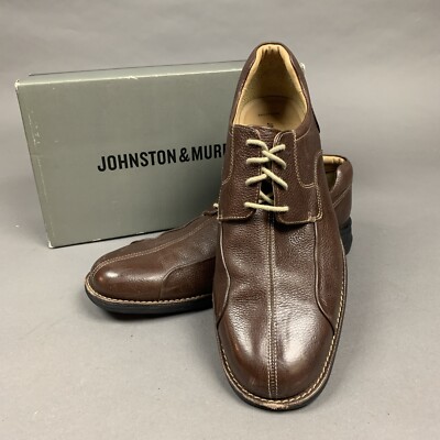 johnston murphy dark brown dress sneakers Johnston & Murphy Men's Ashton Plain TOE, Brown, 12M, Leather