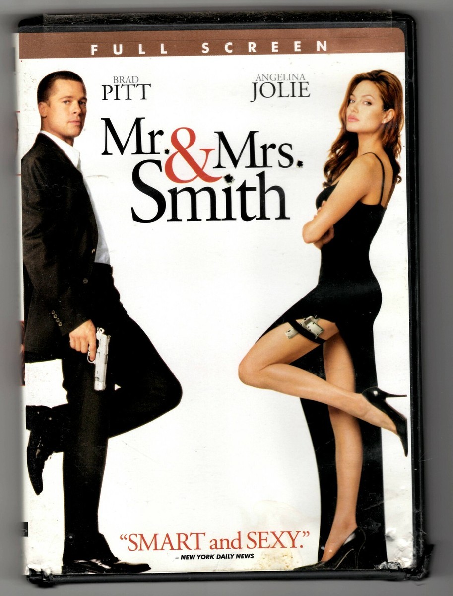 Mr Mrs Smith VINTAGE DVD Angelina Jolie Brad Pitt