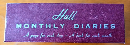 New Vintage 1977 J. C. Hall 12 Monthly Mini Diaries Paperback with Box Hallmark - Picture 18 of 23