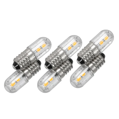 1/2/6/10Stk E10 6V LED-Schraubsockel Birne Warmweiß Leuchtmittel Lampe Leuchte - Bild 9 von 16