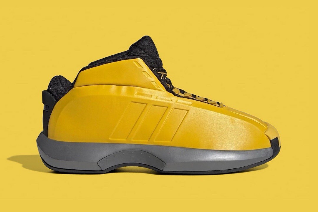 ADIDAS CRAZY 1 RETRO SUNSHINE KOBE BRYANT LAKERS YELLOW GREY ADIDAS CRAZY 1 RETRO SUNSHINE KOBE BRYANT LAKERS YELLOW GREY