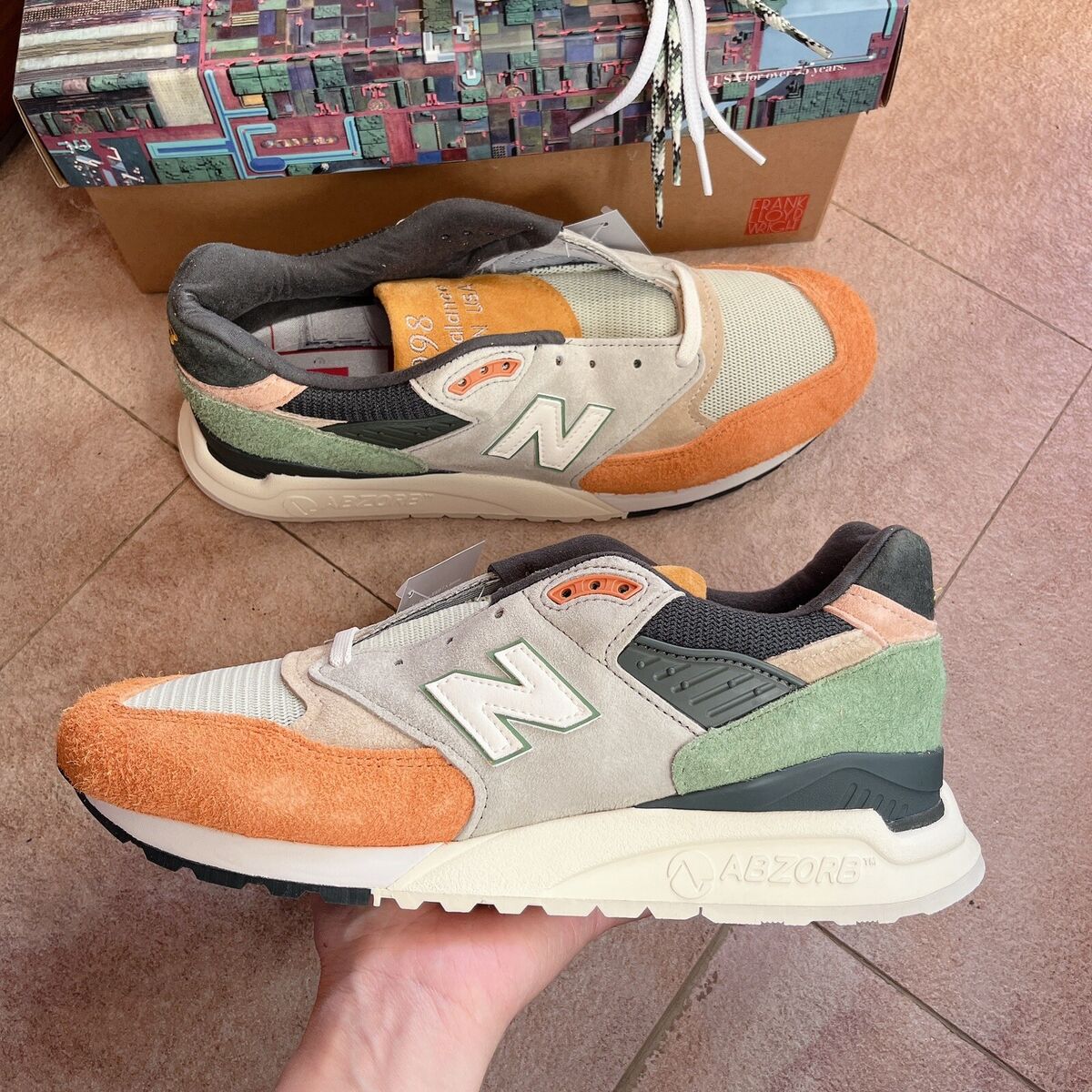 Kith New Balance 998 U998KH1 Beige Chuntey Frank Lloyd Kith New Balance 998 U998KH1 Beige Chuntey Frank Lloyd