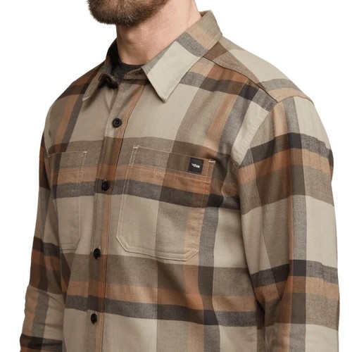 SITKA Men's Ashland OAK FALL Plaid Lightweight Flannel Shirt 600304-OAKP 2XL XXL - Picture 7 of 8