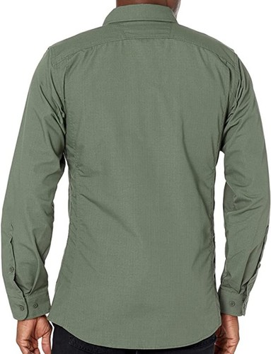 XS Regular 30-32 Men's Tru-Spec Tactical Dress Shirt Od Green - Picture 2 of 2