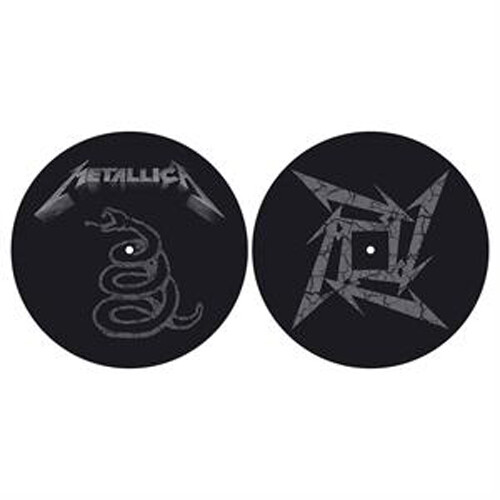 2er SET lizenzierte Slipmat Metallica Auflage Mat Matte Plattenspieler - 第 1/1 張圖片
