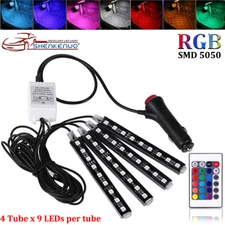 Car Accessories Decoration RGB Light Internal Multi-Color Light Remote Control 7