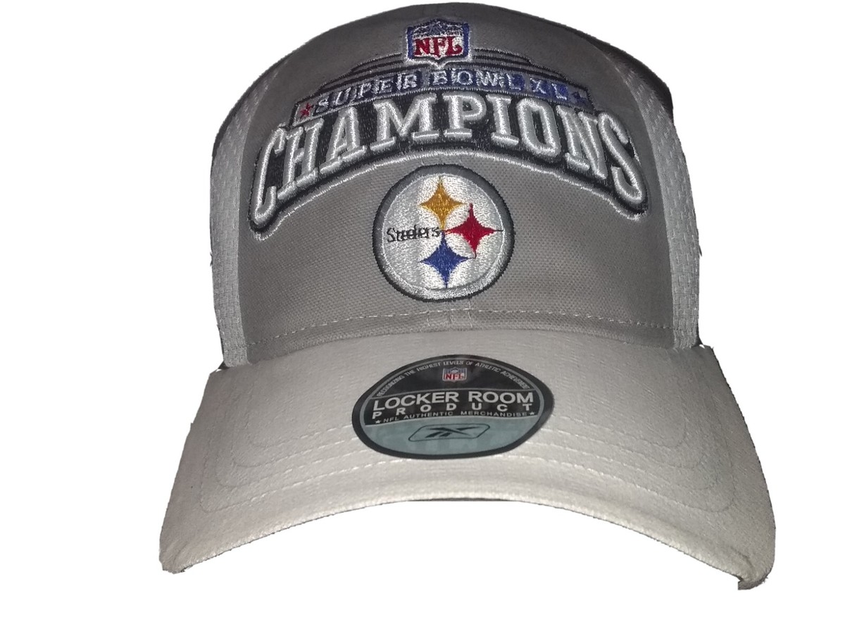 Pittsburgh Steelers NFL Super Bowl XL Champions White Hats Hat Cap