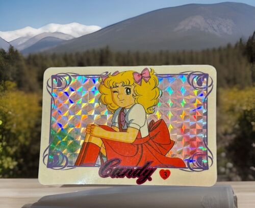 CANDY CANDY 1994 FLASH CARD STICKER (3)-Yumiko Igarashi Kyoko Mizuki-jeaniewlbh