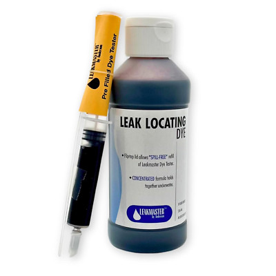 Pool Leak Detection Kit -  Leak Location Dye with Refillable Syringe - Diagnose 