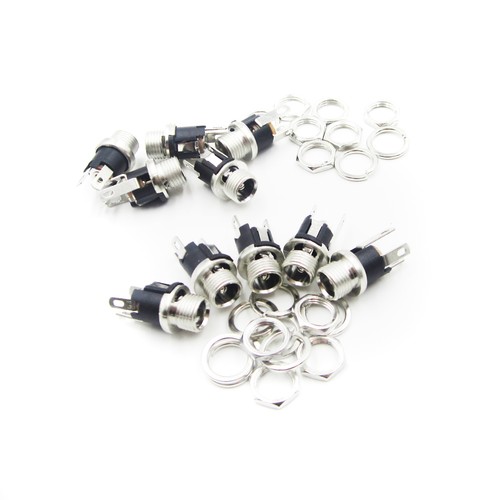 10X5.5x2.1mm DC Power Supply Charger Jack Socket Female Panel Mount Connector - Picture 2 of 5