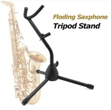 Alto Saxophone Stand Portable Folding Tripod Holder Woodwind InstrumentAccessory
