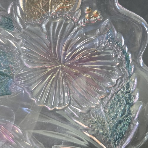 Vintage Mikasa Studio Nova Crysta1 Hibiscus Individual Salad/Fruit Bowl - Picture 5 of 11