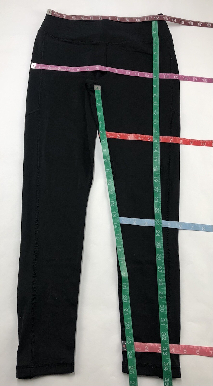 Victorias Secret Victoria Sport Black Yoga Pants w/ A… Gem