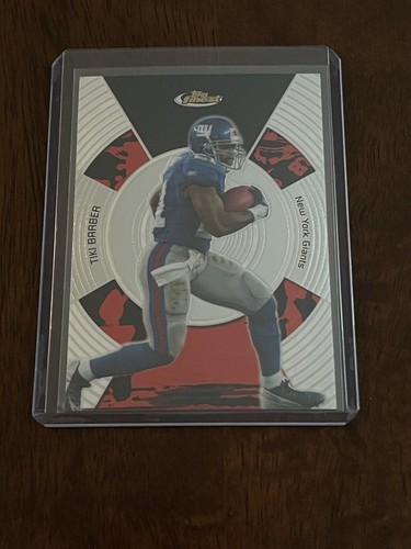 Tiki Barber 2005 Topps Finest Giants Karte #43
