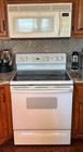 Ge Electric Range with Overhead Microwave Oven