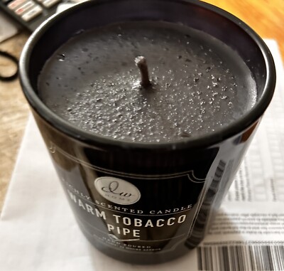 dw home tobacco candle DW Home | Warm Tobacco Pipe Scented Candle | Premium Wax & Lead-Free Wicks | Medium Single Wick