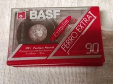 Lot of 2 BASF Ferro Extra I 90 Minute Blank Audio Cassette Tapes New bundle