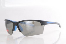 Bolle Flash Sunglasses Matte Black/Blue Frame / Grey Lens Italy