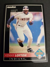 KENNY LOFTON 1992 PLAYOFF ROOKIE PROSPECT MLB #582 CLEVELAND INDIANS MINT