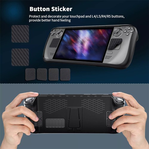 Kickstand Protective Case For Valve Steam Deck TPU Cover Protector W/ Stand Base - Zdjęcie 5 z 7