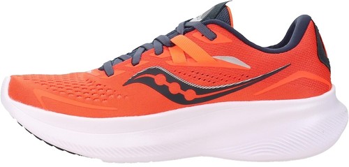 Saucony Ride 15 Mens Blue Orange Running Shoes PWRRUN  display picture 1