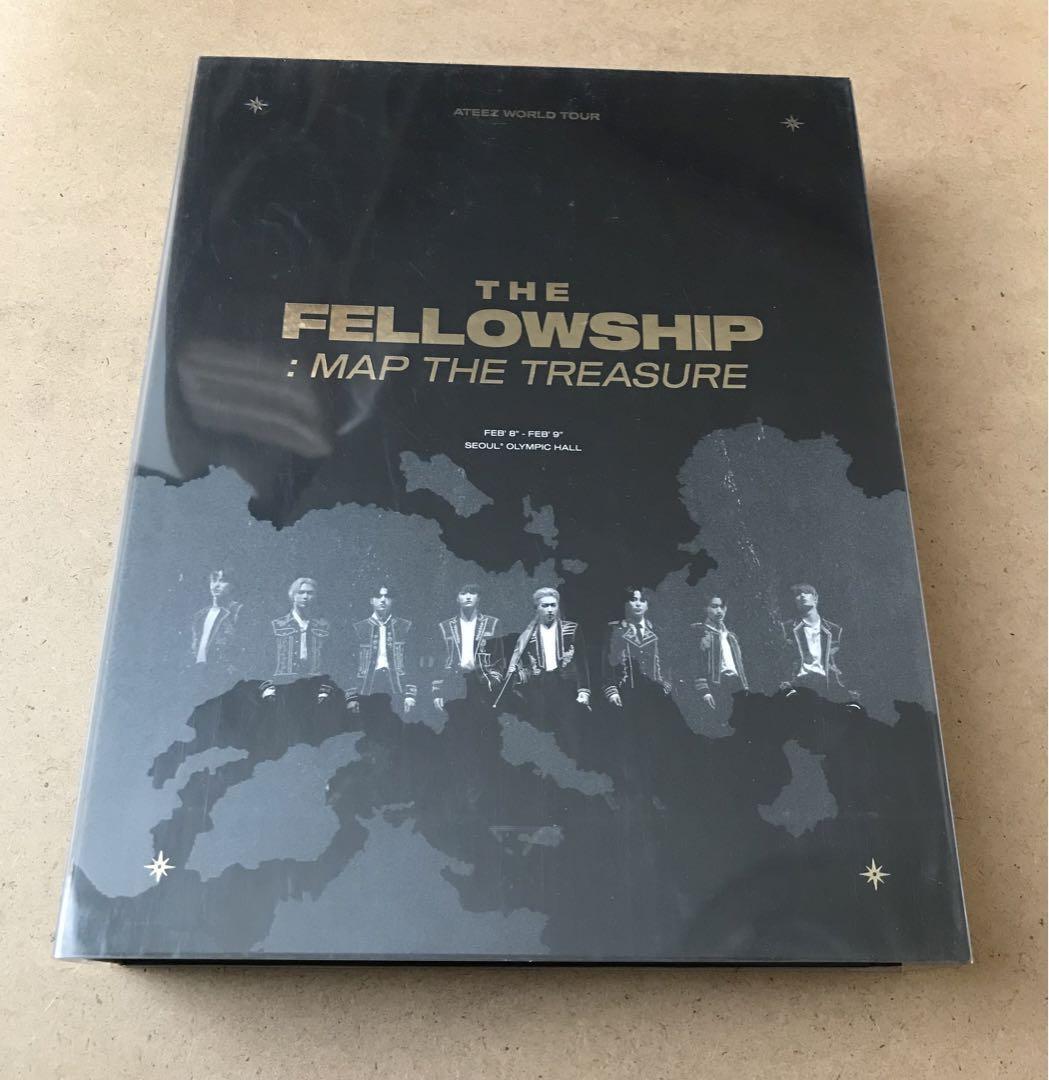 ATEEZ WORLD TOURTHE FELLOWSHIP MAP THE TREASURE DVD (no photocard