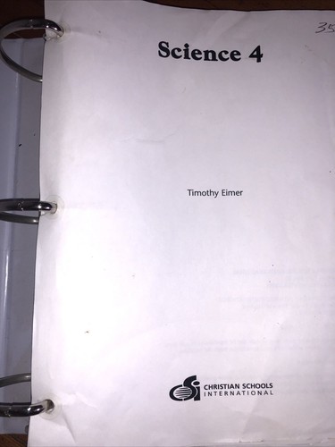 Science Christian Schools International teachers guide 2004 - Picture 7 of 12