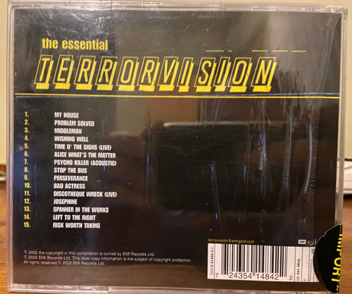 The Essential Terrorvision Terror Vision CD nuevo sellado EMI 2002 Psycho Killer - Imagen 2 de 2