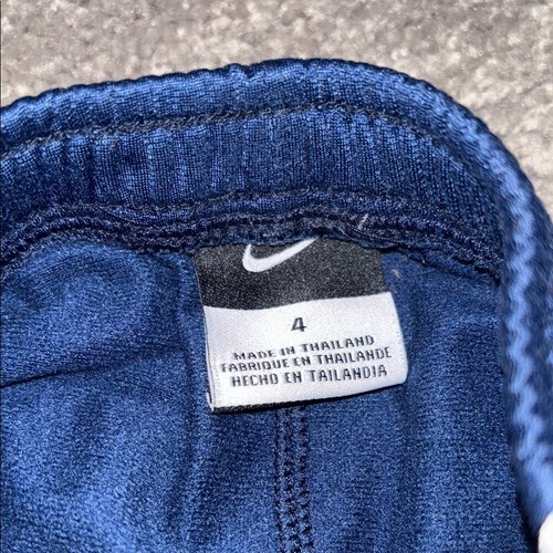 Nike Blue Athletic Pants with White Stripe size 4 - Picture 2 of 3