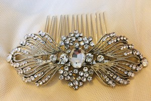 Scarlett Art Deco Vintage Style Crystal Bridal Hair Comb 1920 S