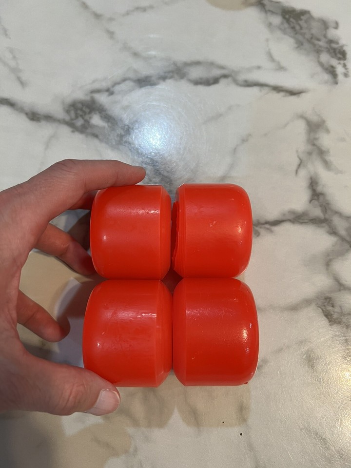 Vintage NOS Kryptonics Slammers Skateboard Wheels Blood Orange eBay