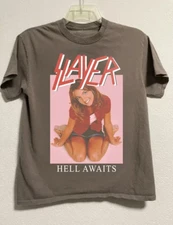 Slayer Hell Awaits Britney Spears Cotton T Shirt Full Size S-5XL