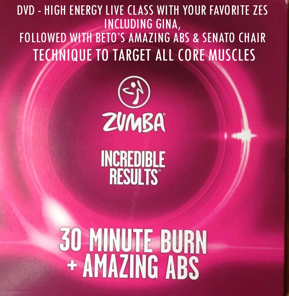 Zumba 4 DVD Incredible Results CARDIO PARTY + 2 CDs w Matching Music  FREE SHIP  - Image 4 of 4