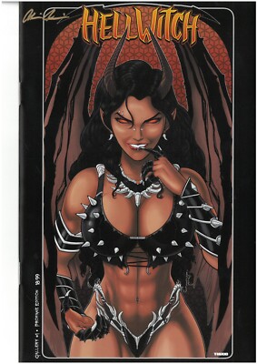 Hellwitch Gallery 1 PROFANE edition signed Brian Pulido COA FREE UK POST NM