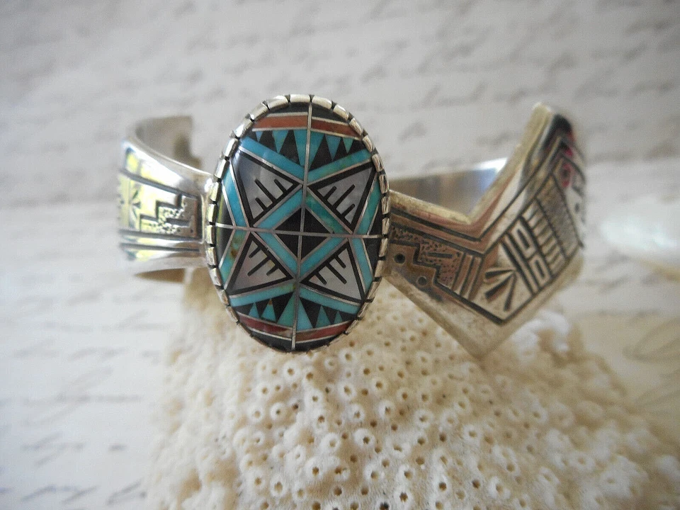 Brazalete Carolyn Pollack Roderick Tenorio Esterlina con Incrustaciones Multi Piedra C108 Foto 3 de 4