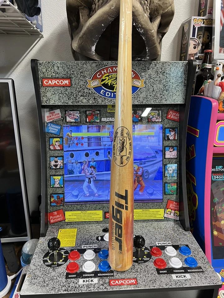 Bate de béisbol vintage de los 80 japonés Tiger Mitsuwa CO LTD 34" 25 OZ ENVUELTO EN ENCOGIMIENTO Foto 4 de 4