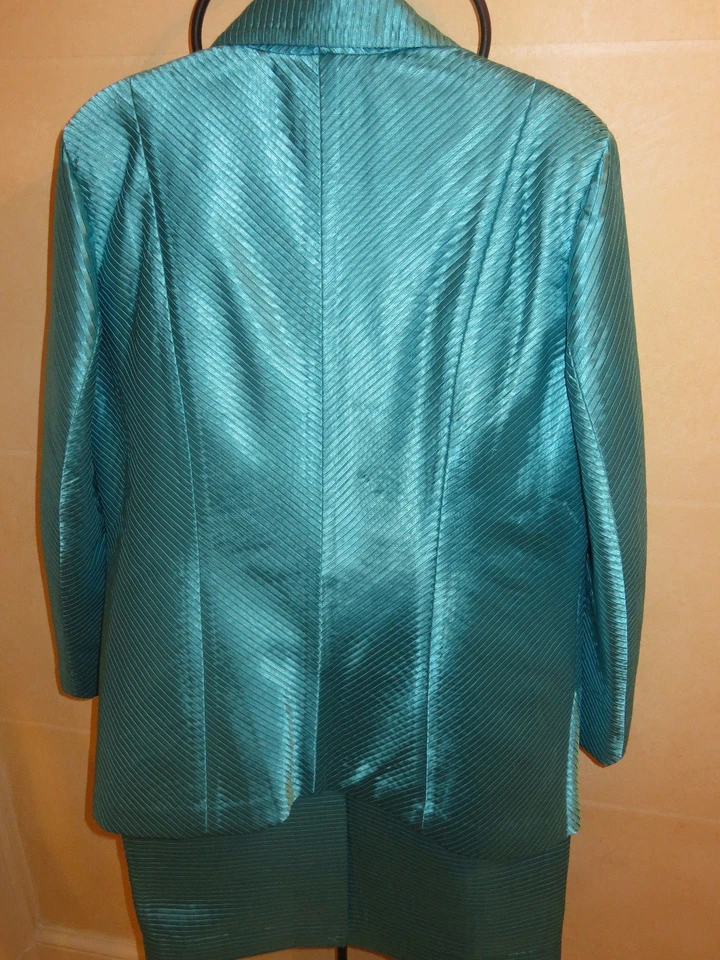 Traje Falda Elegante Azul St. Anthony by Anthony Sicari 2 Piezas, Talla 16, TOTALMENTE NUEVO Foto 3 de 4